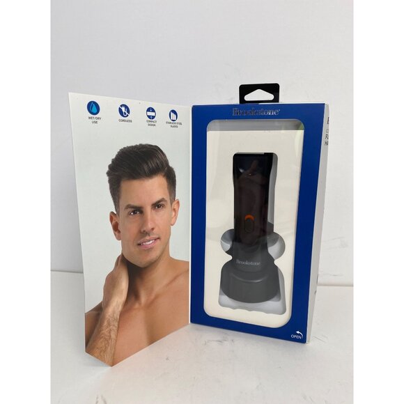 Brookstone Wet Dry Cordless Full Body Hair Trimmer Compact Groomer New - Picture 7 of 8